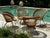 Wood Vintage Rattan Garden Set, 1960s, Set of 5 For Sale - Image 7 of 10