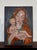 A stunning, highly collectible vintage ceramic wall relief depicting the madonna and child, beautifully handcrafted by the...