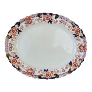 Made in England Antique Samuel Radford, LTD Imari Style Platter For Sale