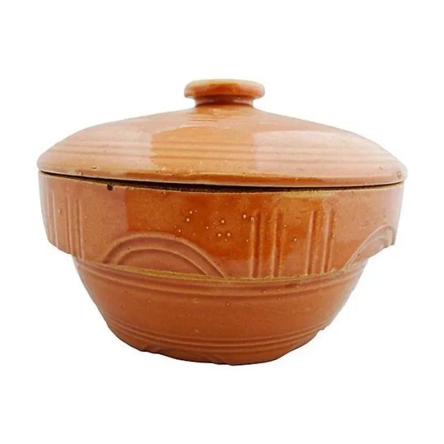 Vintage Watt Pottery Oven Ware Usa 7 Stoneware Lidded Bowl Chairish