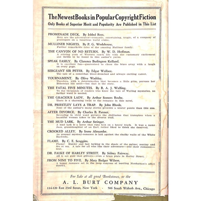 1930s "After Divorce?" 1932 Parmer, Charles B. For Sale - Image 5 of 6