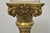 Vintage Neoclassical Brass Bronze Corinthian Column Pedestal Plant Stand For Sale - Image 4 of 10