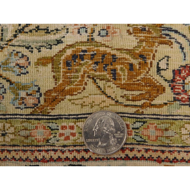 Rara Super Fine Hand-Knotted Persian Silk Rug. 8'2"x 10'2" For Sale - Image 18 of 18