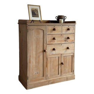 Antique English Gentlemans Cabinet For Sale