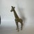 Mid-Century Modern Vintage Brass Giraffe, 11” For Sale - Image 3 of 4