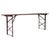 20th Century French Metal & Wooden Folding Garden Table For Sale - Image 15 of 18