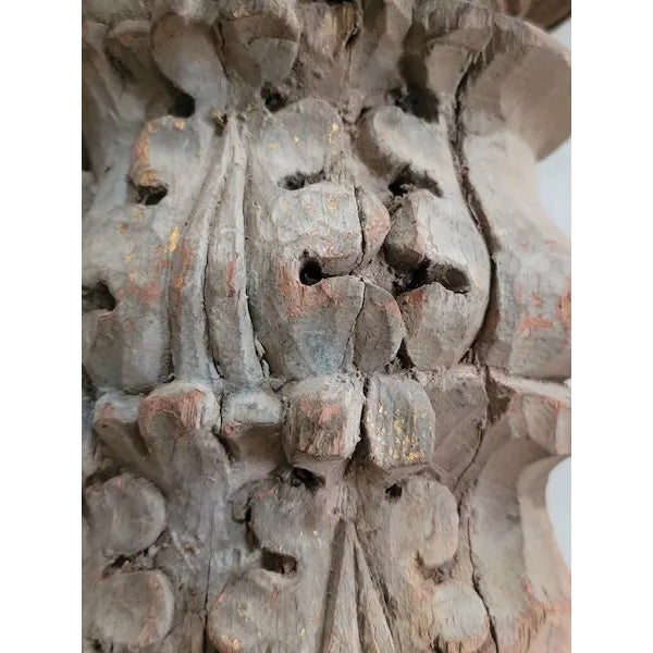 Trio of 18th Century French Private Le Mans Chapel Columns For Sale - Image 13 of 15