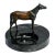 Incredible Bronze Antique Horse Statue Sculpture Marble Catchall Tray Desk Dresser For Sale