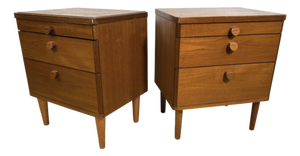 Mid-Century Modern Teak Bedside Cabinets from Stag, 1960s, Set of 2