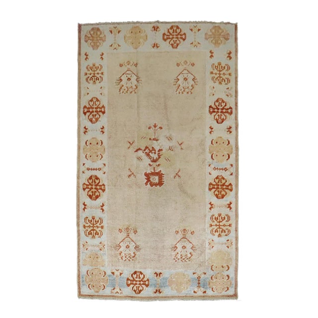 Turkish Mudjur Antique Rug - 3'4" x 5'7" For Sale