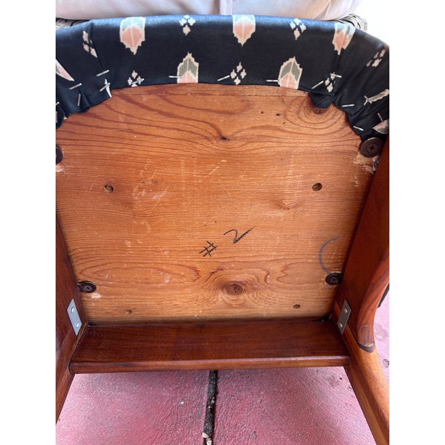 Brown Set of 4 Danish Modern Teak Dining Chairs, C. 1960s For Sale - Image 8 of 9