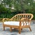 Vintage Coastal Bent Rattan Loveseat For Sale In West Palm - Image 6 of 6