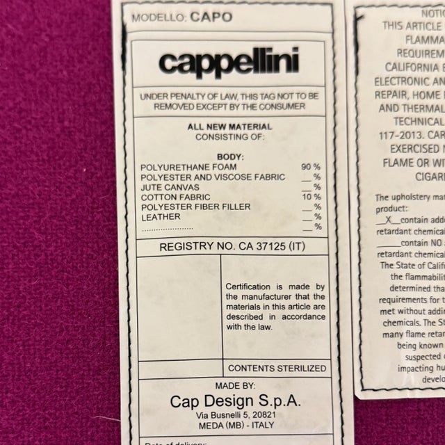 Metal Cappellini Capo Chair For Sale - Image 7 of 7