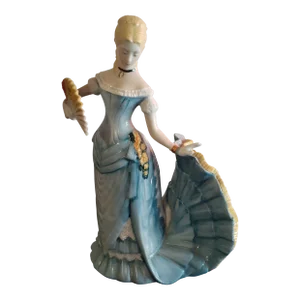 1980s Franklin Mint Porcelain Handpainted Figurine "Arabella the Waltz"