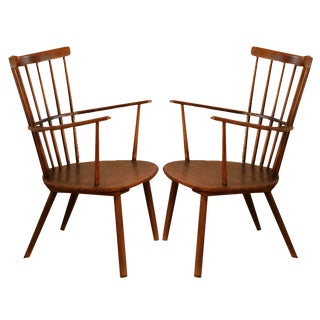 Set of Altheim Armchairs attributed to Franz Schuster for Wiesner Hager, 1950s For Sale