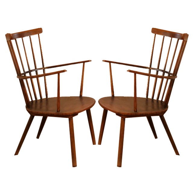 Set of Altheim Armchairs attributed to Franz Schuster for Wiesner Hager, 1950s For Sale