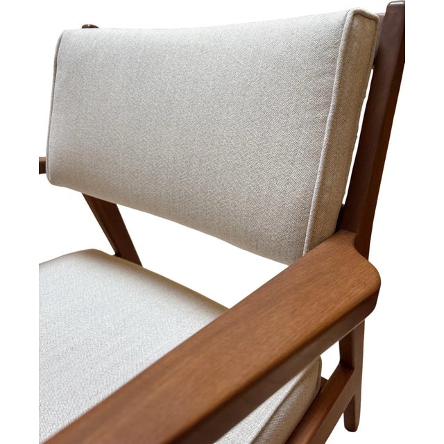Jens Risom "Jens" Walnut Lounge Chair for Design Within Reach For Sale - Image 11 of 16