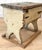 Antique Primitive Farmhouse White Painted Storage Milking Stool For Sale - Image 9 of 11