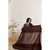 Handwoven Mink Brown Myrtle Drift Merino Throw For Sale - Image 4 of 7