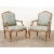 19th Century Louis XV Style Gilt & Upholstered Parlor Set - Set of 3 For Sale - Image 9 of 12
