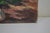 Textile French School Early 20th Century G. Perrin "The Seaside" Oil Painting on Canvas, Signed For Sale - Image 7 of 11