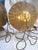 American 1900s Primitive Pair of Converted Kerosene Lamps With Tin Reflectors Now Electrofied For Sale - Image 3 of 8