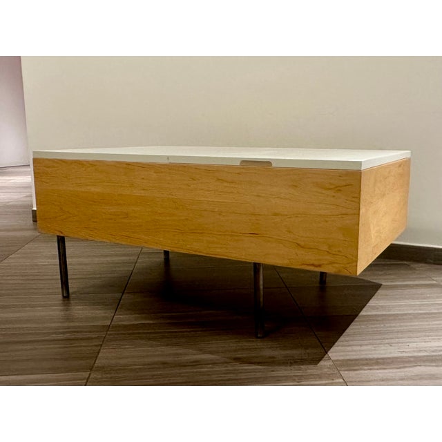Wood 1950s George Nelson for Herman Miller Birch Storage Coffee Table Mid Century Modern For Sale - Image 7 of 10