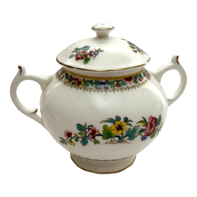 1970s Coalport “Ming Rose” China Sugar For Sale
