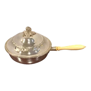 19th Century Antique English Silver Plated Warming Supper Dish by Henry Wilkinson & Co.