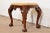 English Baker Furniture Historic Charleston Chippendale Carved Mahogany Stool or Ottoman For Sale - Image 3 of 11