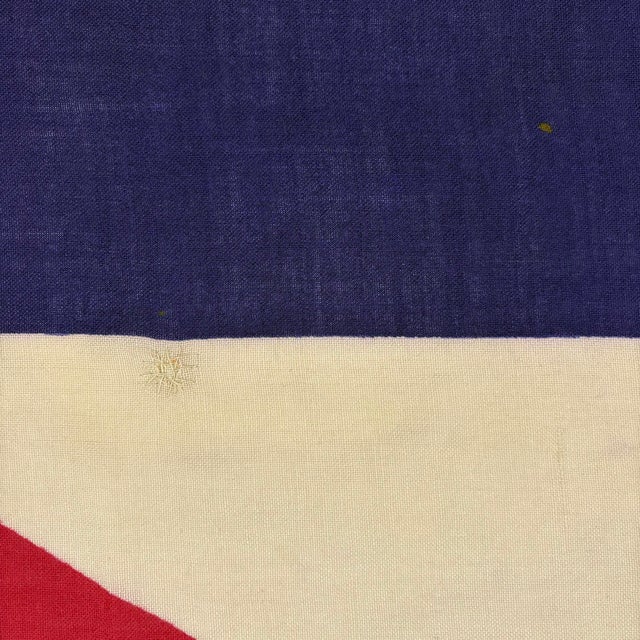 Vintage Wool Nautical Flag of Cuba For Sale In Los Angeles - Image 6 of 9