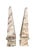 Grand Tour Pair of Vintage Faux-Marbled Hand-Painted Wood Obelisks For Sale - Image 3 of 12
