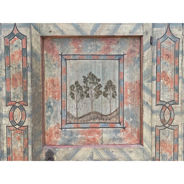 Wood Painted Wardrobe, 1812 For Sale - Image 7 of 18