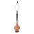 Mid-Century Modern Ceramic and Walnut Lamp For Sale