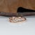Metal Earth-Mined Diamond Band Ring in Solid 14k Rose Gold | Classic Fine Jewelry, Size 6.75 For Sale - Image 7 of 9