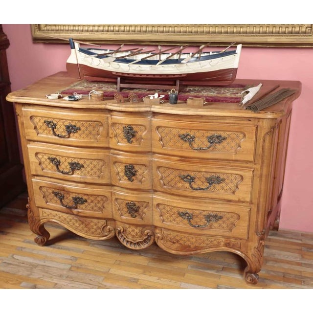 2000 - 2009 Antique Cherrywood Chest of Drawers For Sale - Image 5 of 5