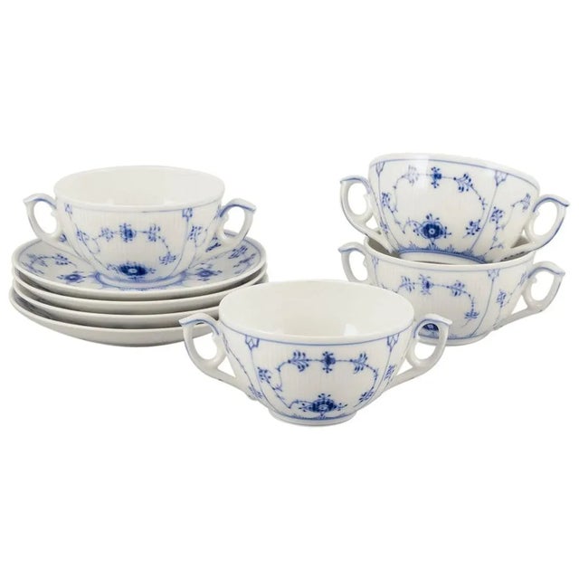 Bouillon Cups with Saucers from Royal Copenhagen, 1970s, Set of 8 For Sale - Image 9 of 9