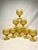 Mid Century Modern Amber Gold Glass Goblets, Set of 8 For Sale - Image 10 of 11