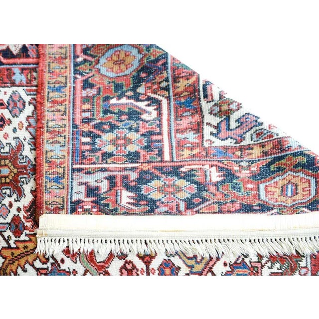 Early 20th Century Vintage Heriz Rug For Sale - Image 10 of 12