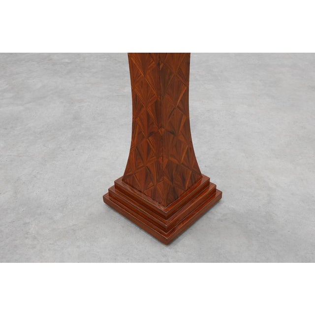 Large Art Deco Console in Wood Marquetry, France, 1920s For Sale - Image 10 of 11