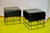 Black Wire and Skai Stools by String, 1950, Set of 2 For Sale - Image 8 of 8