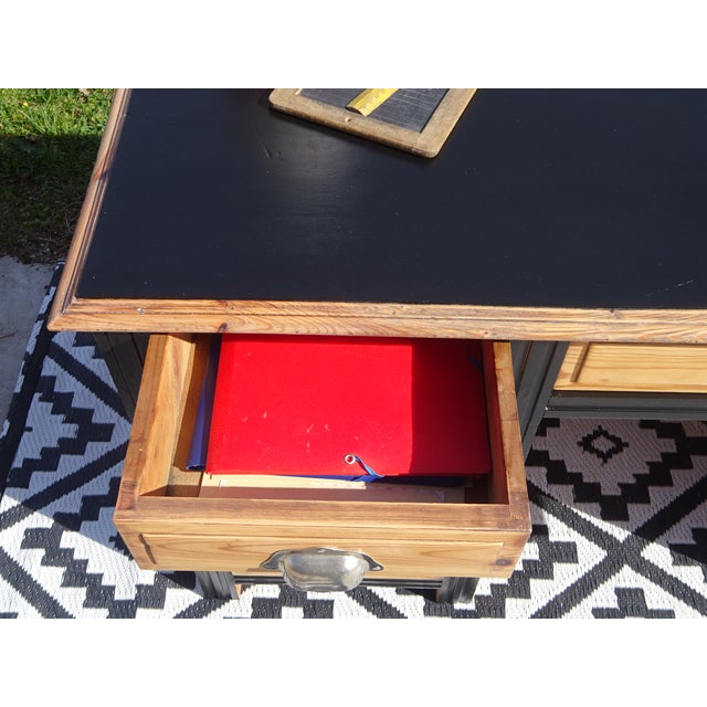 Vintage Desk in Pine, 1940s For Sale - Image 10 of 18