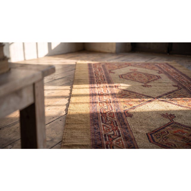 Early 20th Century Persian Camel Hair Serab Carpet For Sale - Image 10 of 12