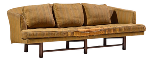 Edward Wormley for Dunbar Model 5244 Mid Century Mahogany Sofa