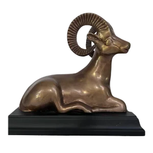 Mid 20th Century Bronze Ram