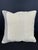Turkish Hemp Pillow Cushion Natural Beige SkyBlue Cushion Cover 20"x20" For Sale - Image 4 of 4