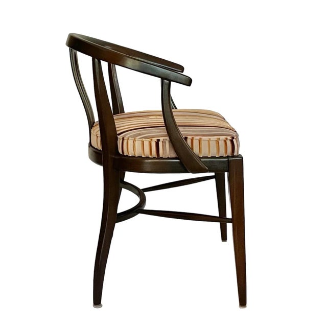 1960s Mid Century Modern Walnut Accent Chairs - a Pair For Sale - Image 4 of 13