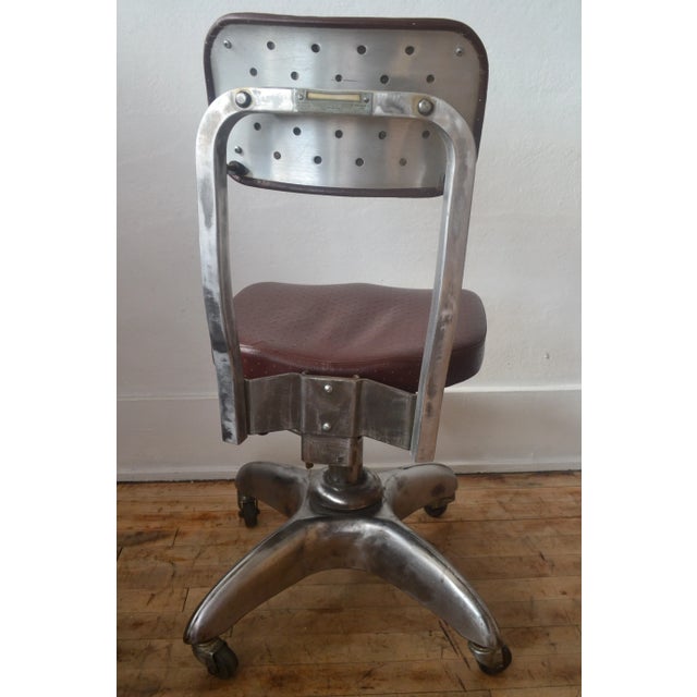 Art Deco Mid Century Industrial Gio Ponti for Goodform General Fireproofing Co Chair For Sale - Image 3 of 9