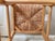 Vintage Crate & Barrel Ladderback Dining Side Chair With Rush Seat For Sale - Image 9 of 12