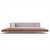 Adrian Pearsall for Craft Associates 2006-S Mid Century Walnut Sofa This sofa measures: 122.5 wide x 31 deep x 29.25...
